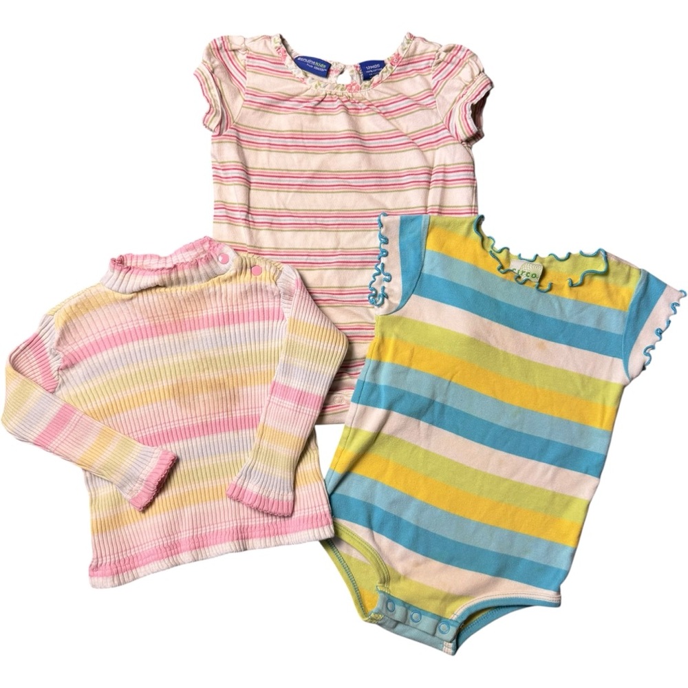 Vintage Y2K Baby Girl 3-Piece Bundle
